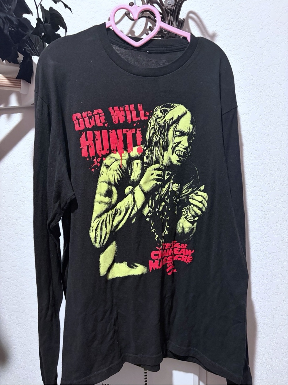 Texas Chainsaw Massacre 2 long sleeve horror t-shirt - size Large